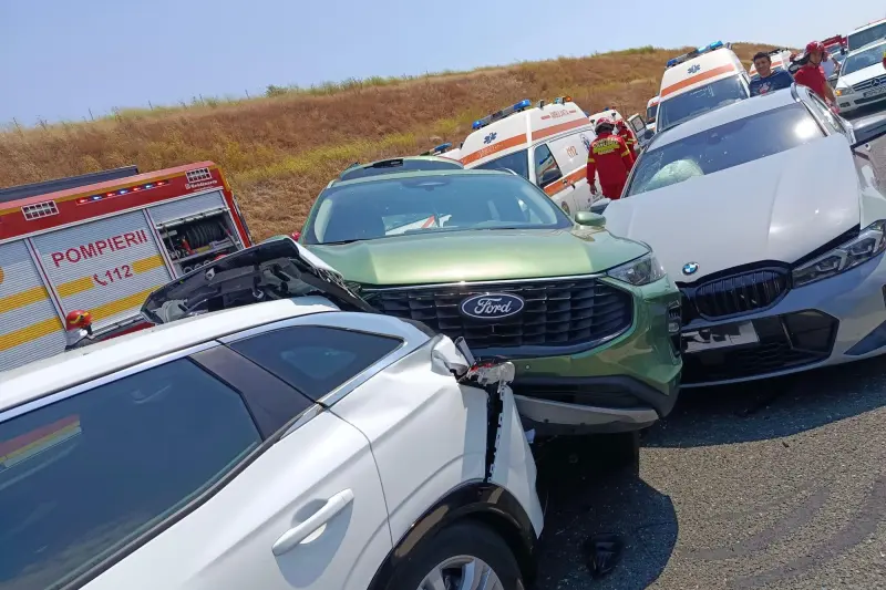 Accident pe autostrada fara victime Ce sa faci