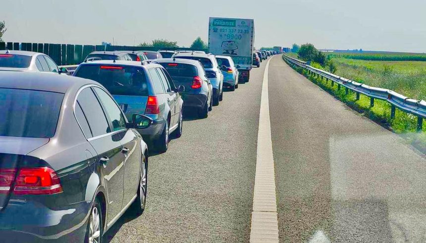 Autostrada A1 Bucuresti Pitesti blocata partial Restrictii