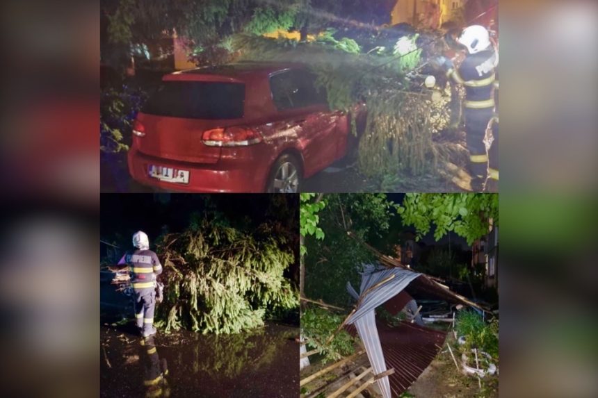 Dezastru in Arges Vremea provoaca haos