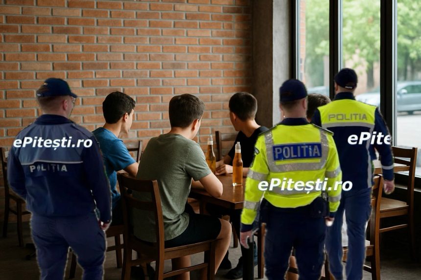 Local din Arges inchis pentru vanzare de bere minorilor