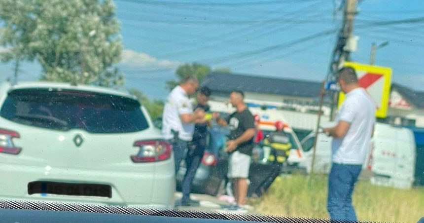 VIDEO Accident in Arges Masina intrata in sant