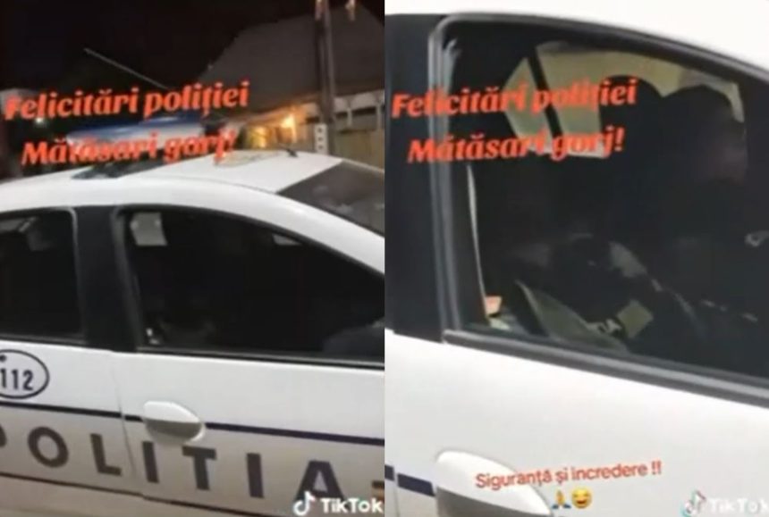VIDEO Doi poliTisti prinSi dormind in autospeciala