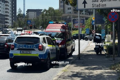 Accident in centrul Pitestilor S a prabusit la 73 de ani