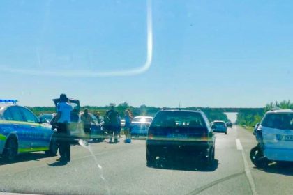 Accident in lant pe A1 patru masini distruse trafic blocat