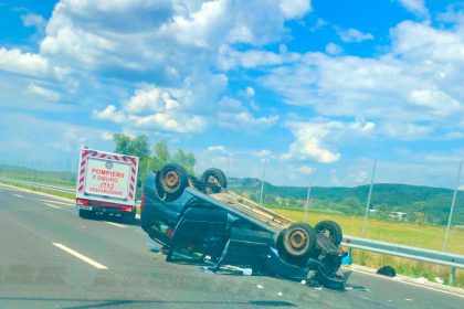 Accident pe autostrada langa Pitesti s a rasturat
