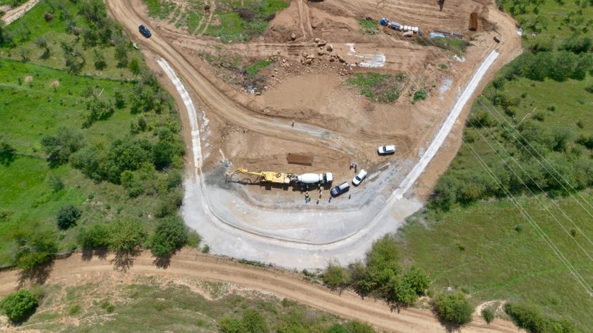 Arges Se lucreaza non stop la autostrada montana