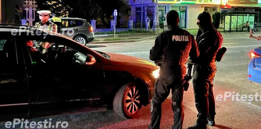 Arges Tanar de 22 de ani prins drogat la volan