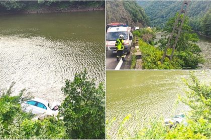 Haos pe Valea Oltului Sofer adormit lovit stalp