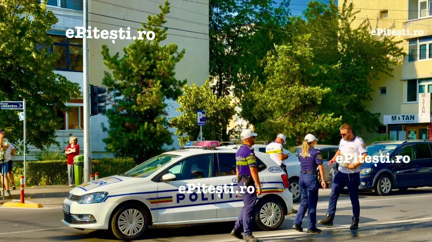 Scandal in Pitesti Prins de trei ori beat raus