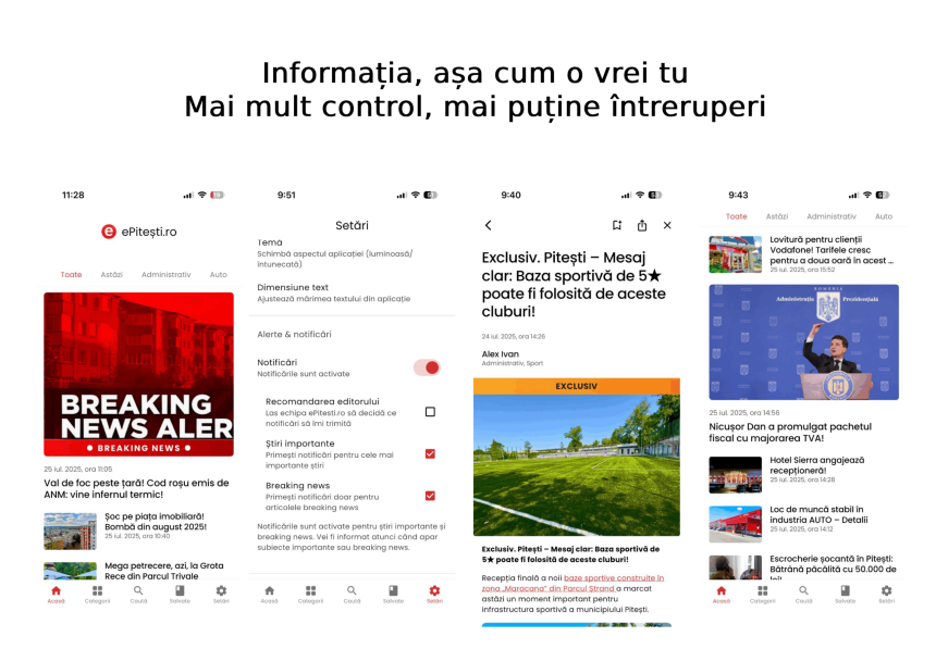 Schimbare importanta la ePitesti Informatia asa cum o