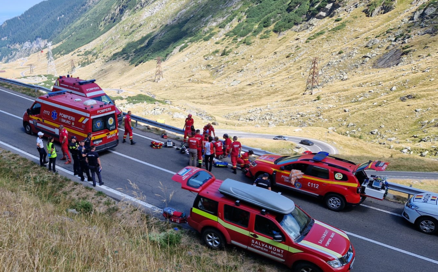 Urgenta pe Transfagarasan A cazut in prapastie