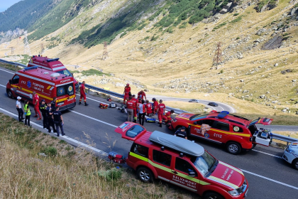 Urgenta pe Transfagarasan A cazut in rapa