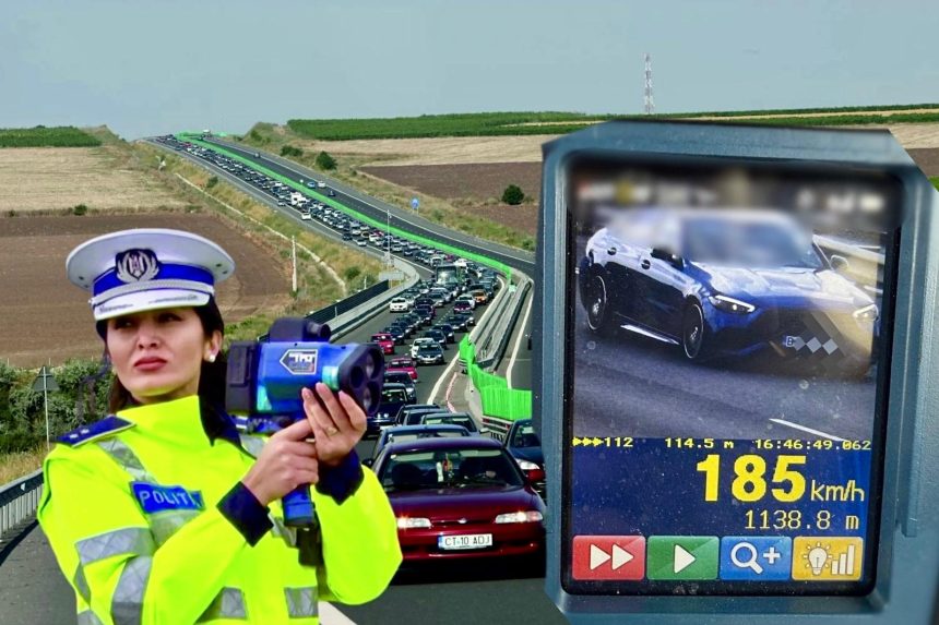 Viteze record pe A1 197 km h si 185 km h