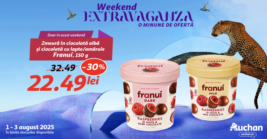 Weekend Extravaganza la Auchan incepe acum