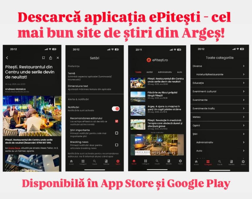 cu aplicatia ePites ai informatia primul