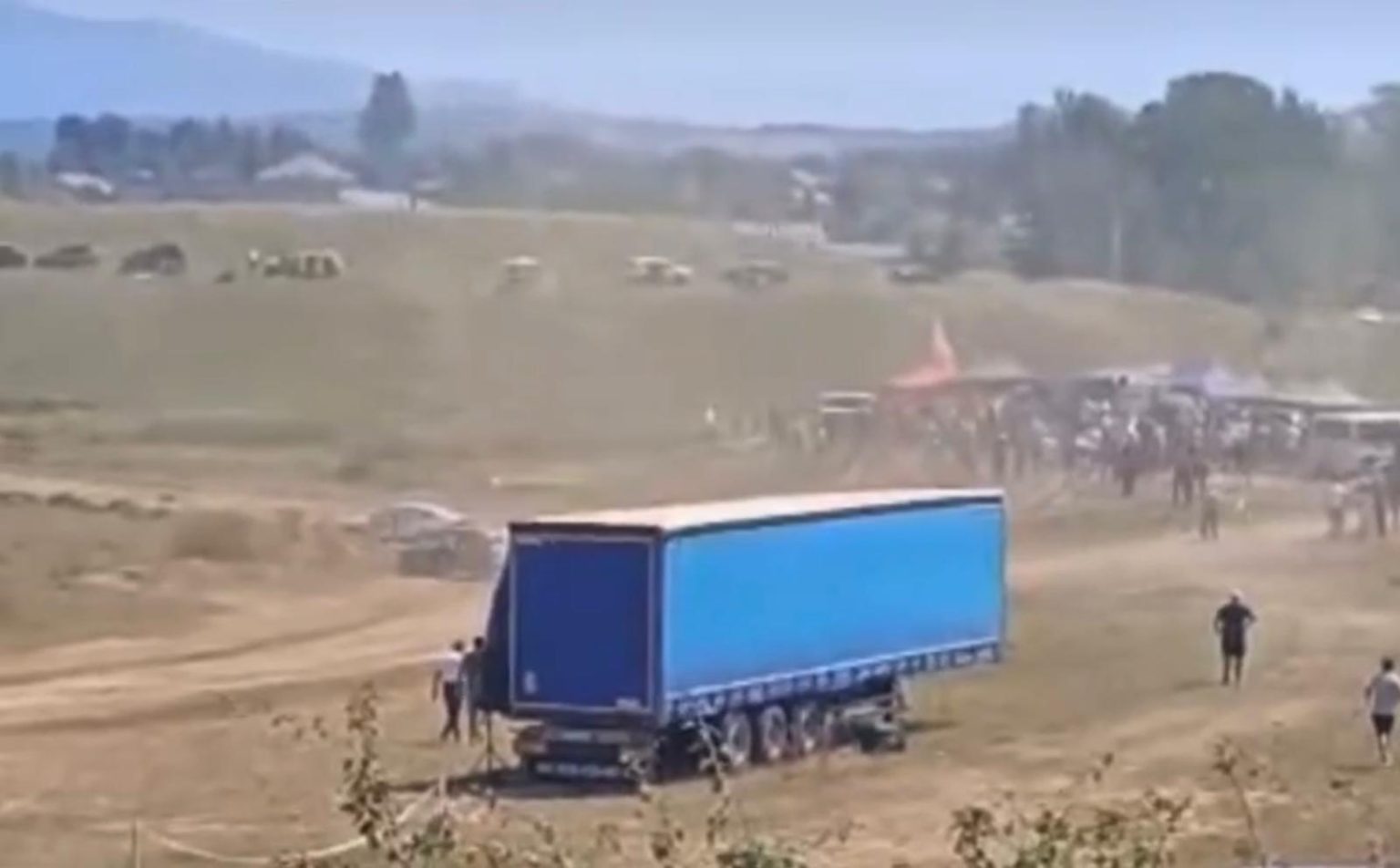 video panic la rally cross spectatori grav rnii