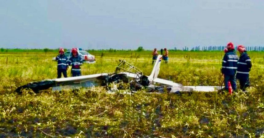 Accident aviatic grav Pilotul a ramas amputat