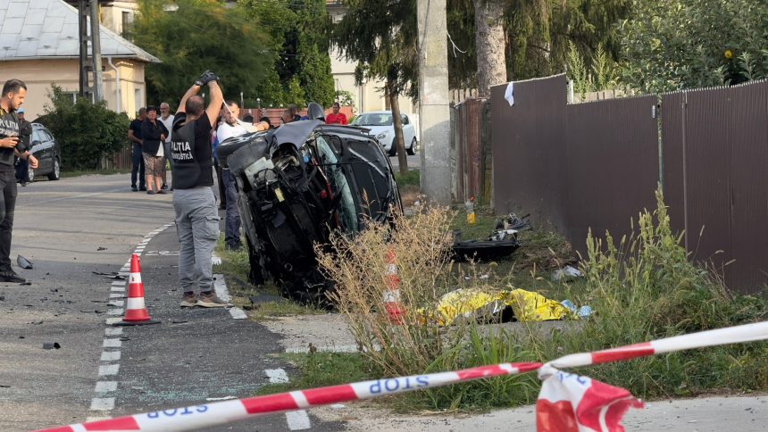 Accident dramatic la Budeasa Un sofer a decedat