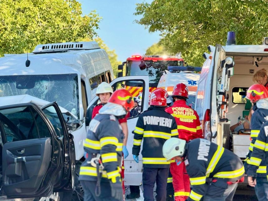 Accident grav in Popesti Arges 6 persoane afectate