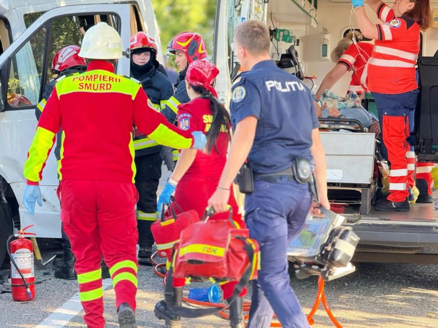 Accident grav la Budeasa Sofer inconstient
