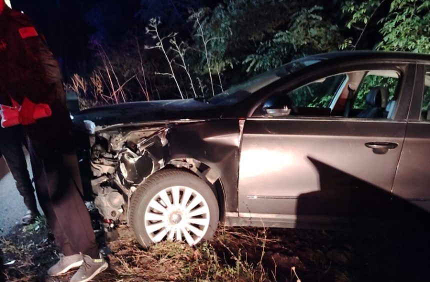 Accident la Moraresti Arges Volkswagen a iesit din decor