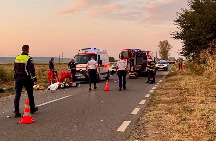Accident mortal Masina de politie in misiune