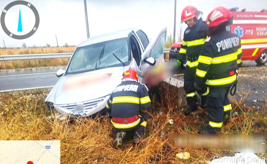 Accident rutier la Oarja Masina in sant ranit