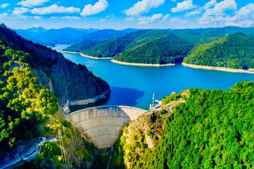 Barajul Vidraru modernizat dupa 50 de ani Fotografii rare