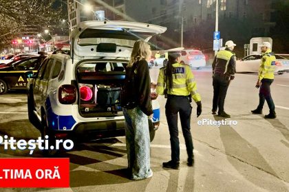 Campulung Arges Tanara de 20 de ani prinsa cu 133 km h