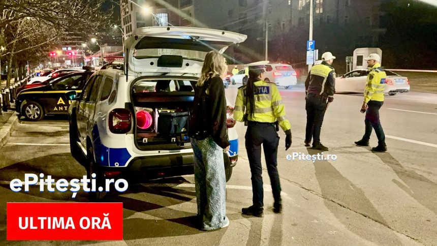Campulung Arges Tanara de 20 de ani prinsa cu 133 km h