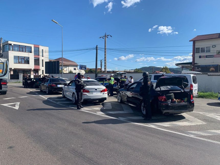 Interventie in forta pe DN7 Pitesti Sibiu Mascatii cu