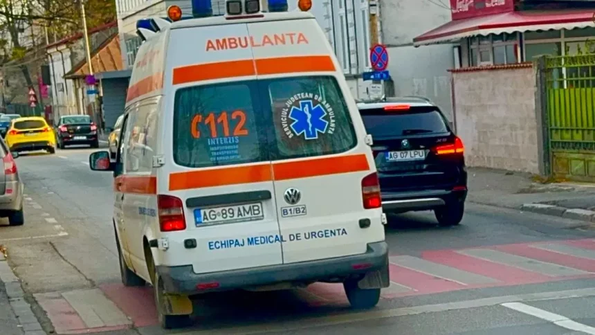 Piteshti Persoana inconstienta langa Muzeu
