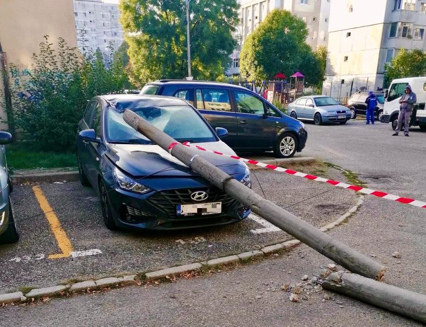 Polist baut din Constanta accident grav la Pitesti