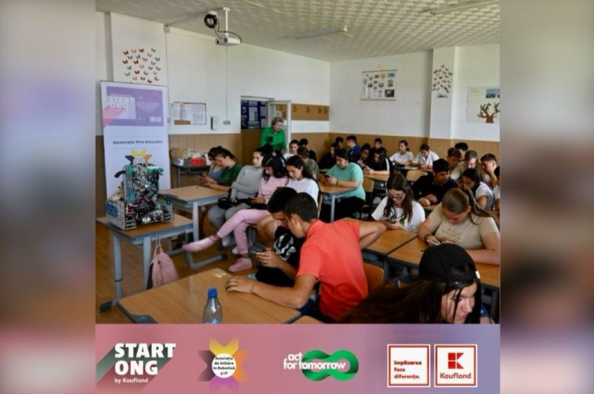 proiect unic in arges elevii descopera robotica