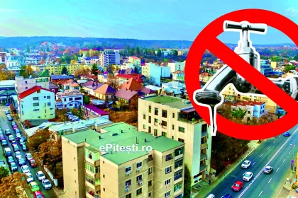 Apa oprita in Pitesti miercuri 8 octombrie Zonele afectate