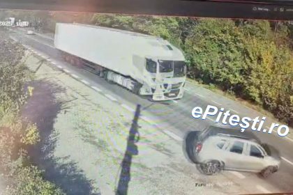 Exclusiv Accident LIVE langa Pitesti pe DN7 surprins