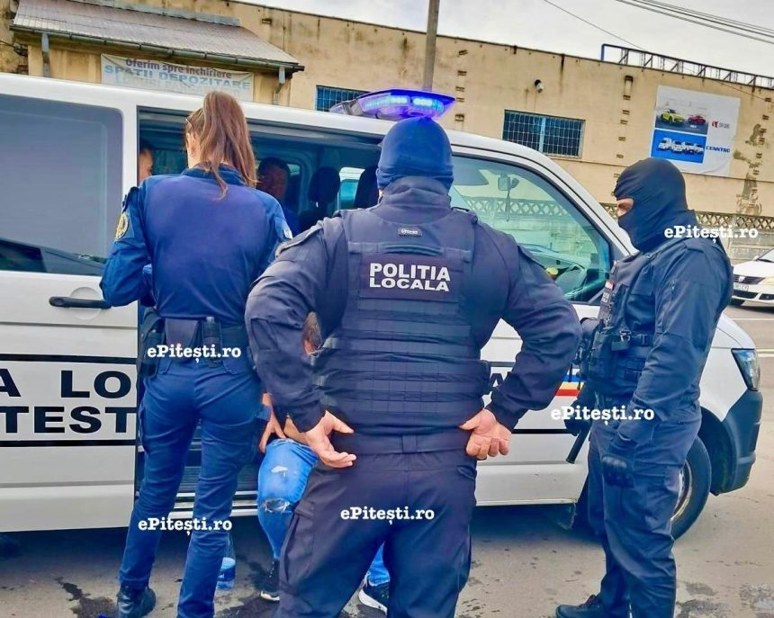 Imaginile scandalului de la Piata CNCD Pitesti