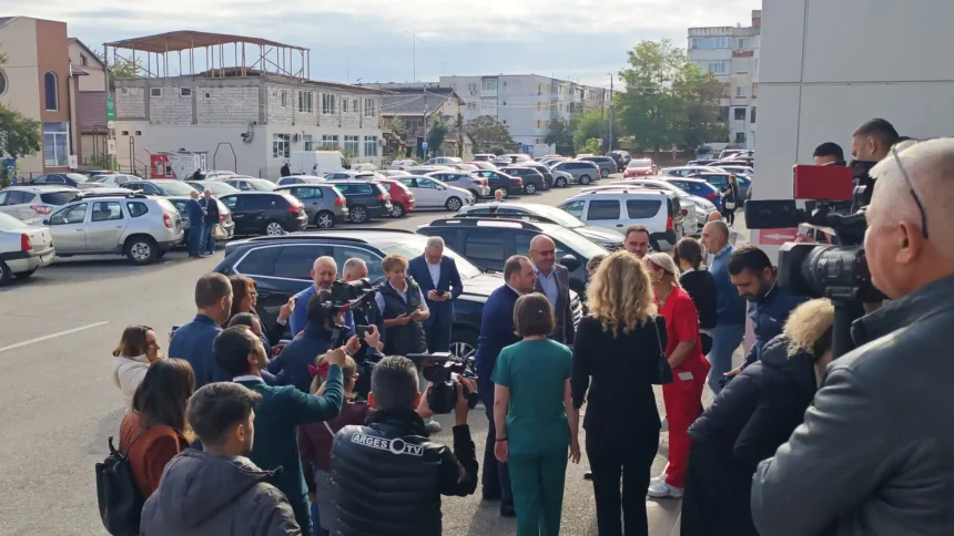 Ministrul a facut o vizita fulger la Spitalul de Pediatrie