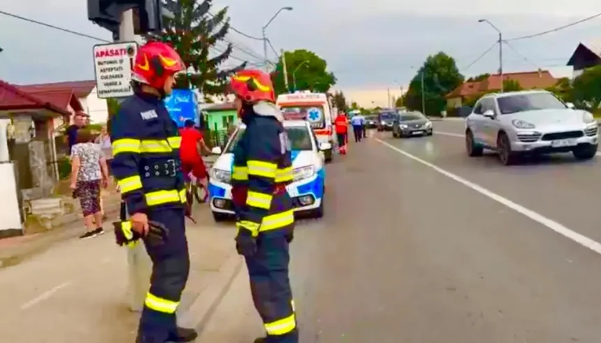 Panica in apropierea Pitesti bransament de gaz rupt