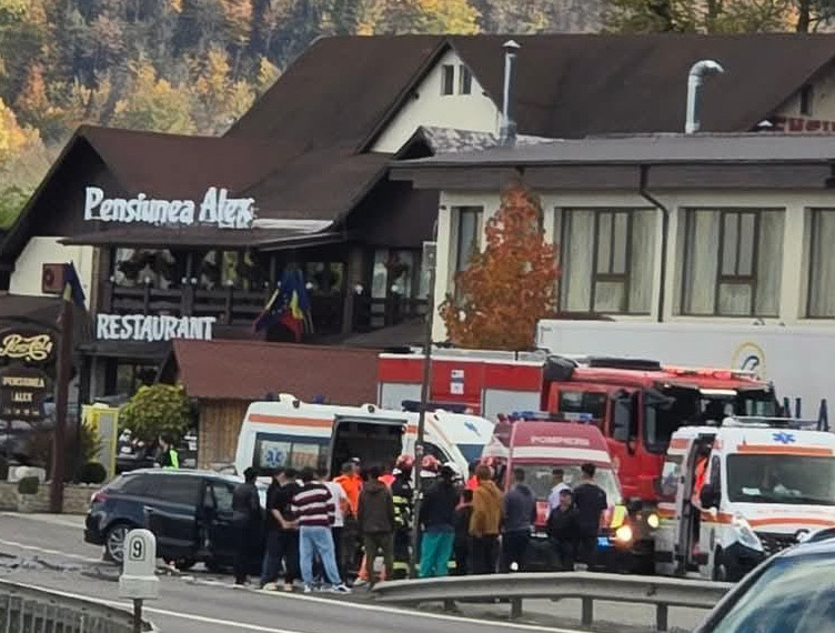 accident grav frontal pe dn7 sofer decedat