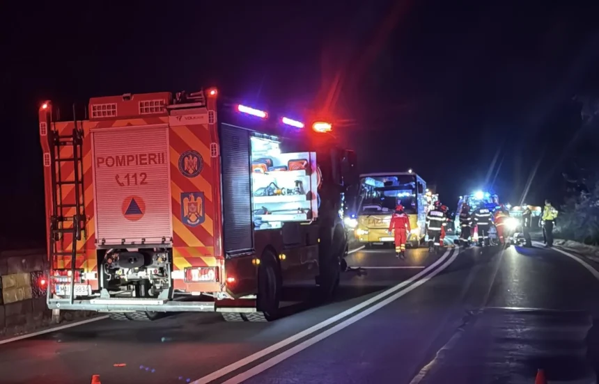 Accident grav Femeie in stare de inconstienta