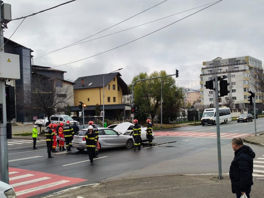 Accident in Arges Vehicule avariate