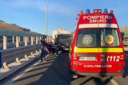 Accident pe DEX Pitesti Craiova