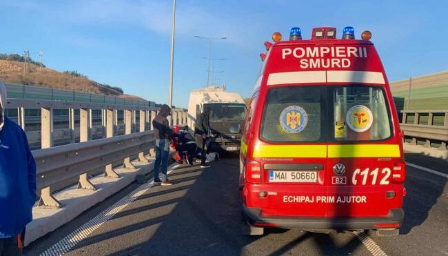 Accident pe DEX Pitesti Craiova