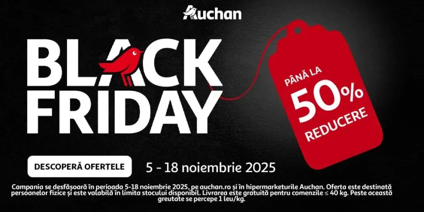 Auchan incepe Black Friday 2025