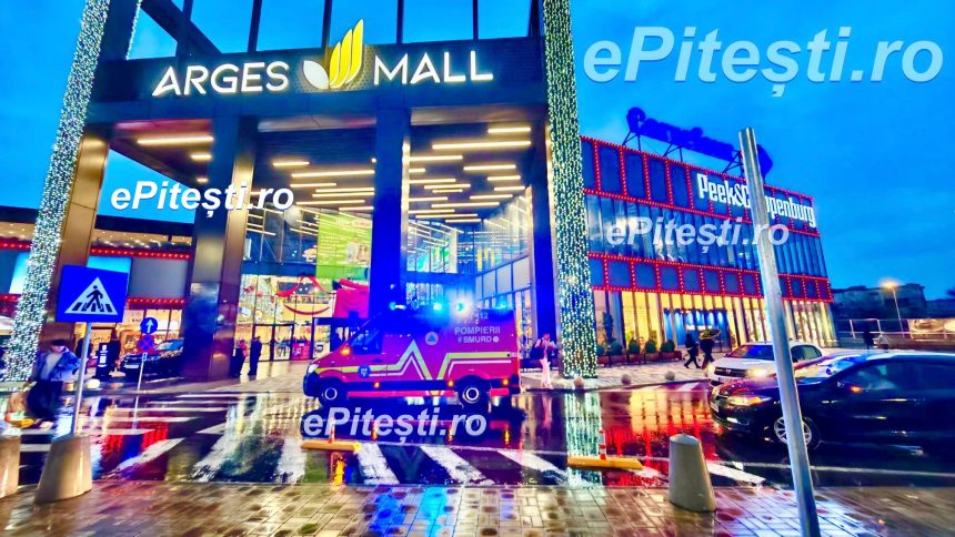 Copil in pericol la Arges Mall Urgenta la 112