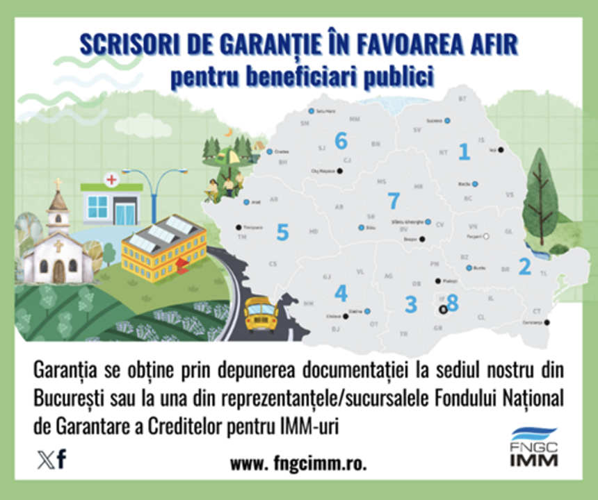 FNGCIMM ofera garantii pentru beneficiarii AFIR