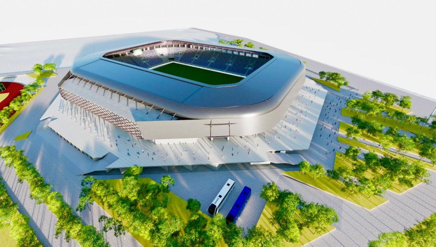 Noul stadion Nicolae Dobrin aproape de un moment