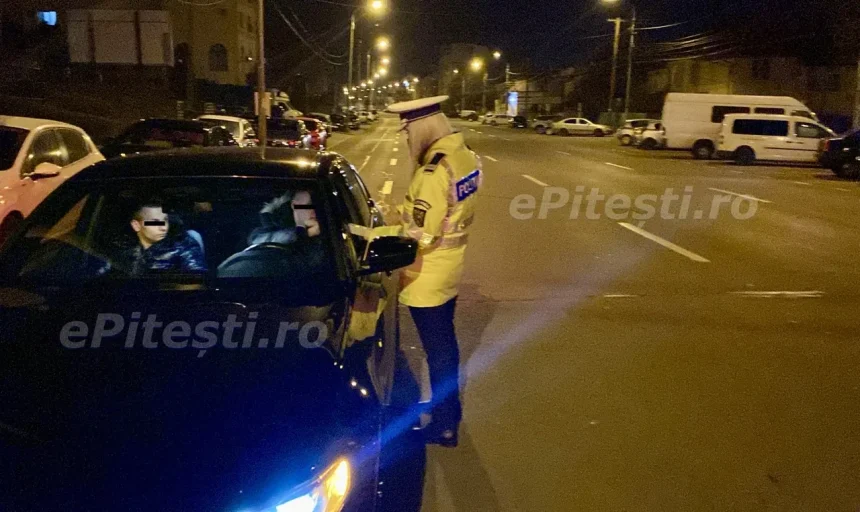 Pericol in Pitesti Cum a fost suprins un sofer