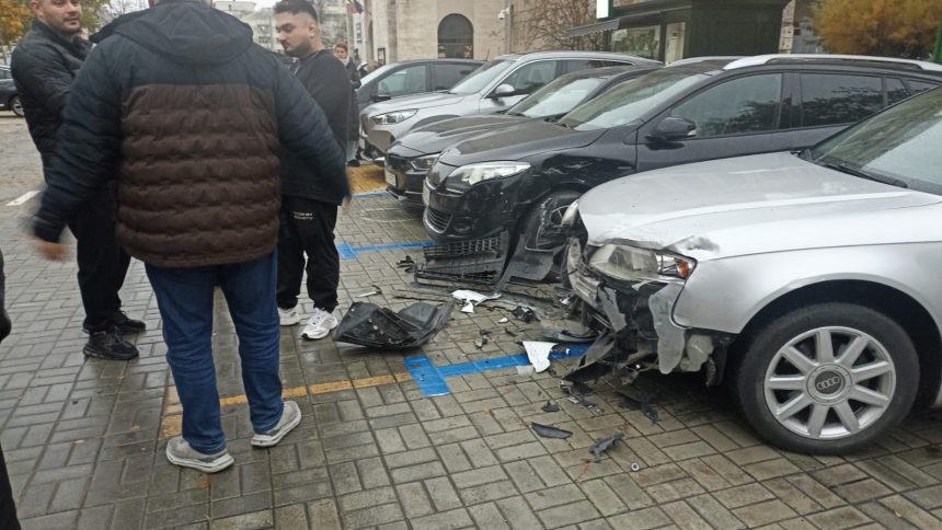 Piteshti A provocat distrugeri cu bolidul BMW